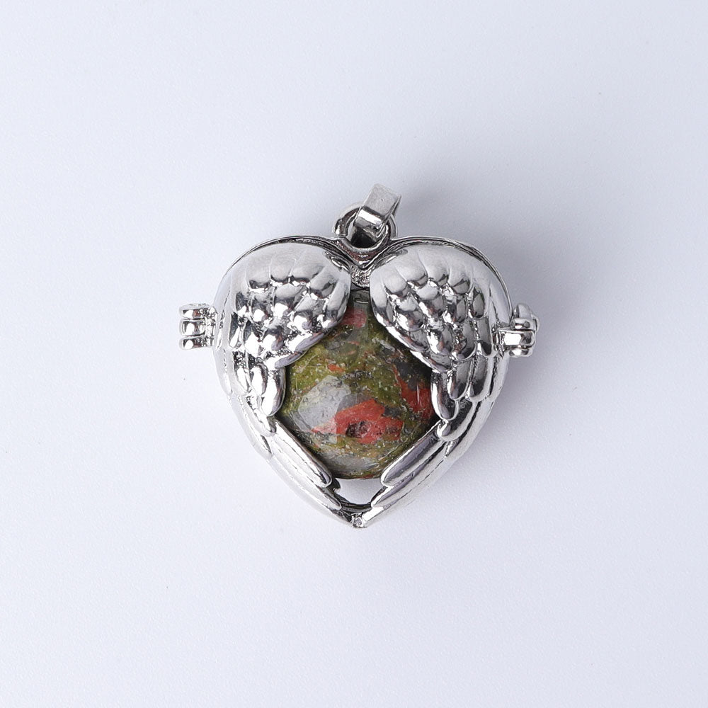 Heart Shape Crystal Pendant | Spiritual Healing Necklace