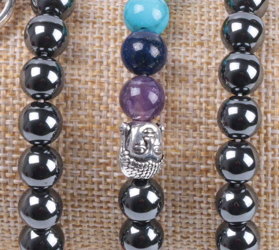 Bracelet d'énergie d'équilibre des chakras en hématite