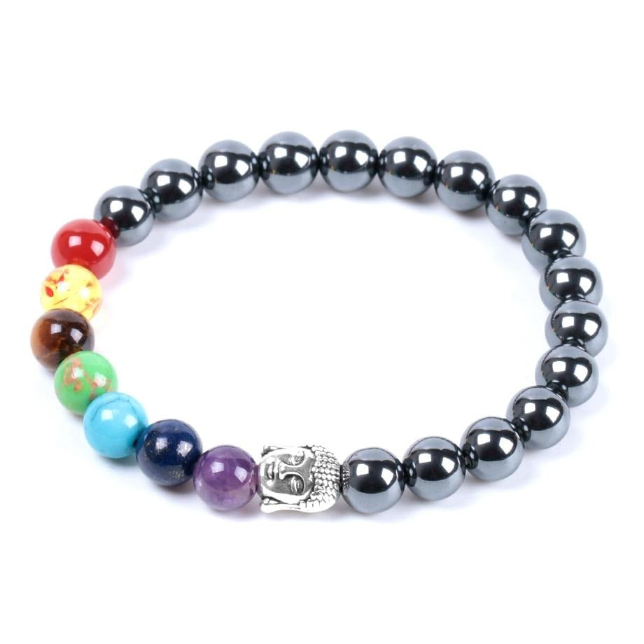 Bracelet d'énergie d'équilibre des chakras en hématite