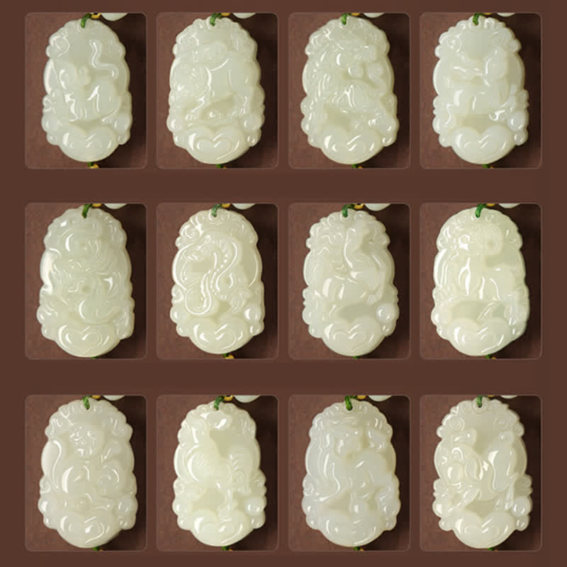 Bracelet porte-bonheur en jade Hetian | Cordon en argent sterling 925