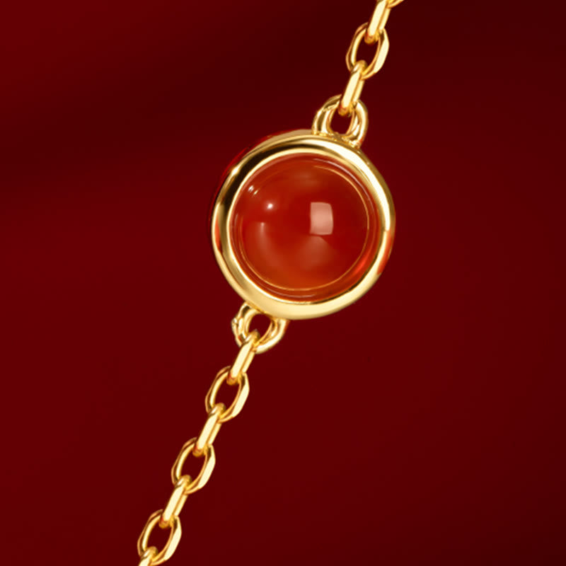 Ensemble bracelet et collier porte-bonheur en jade Hetian Ruyi Cat