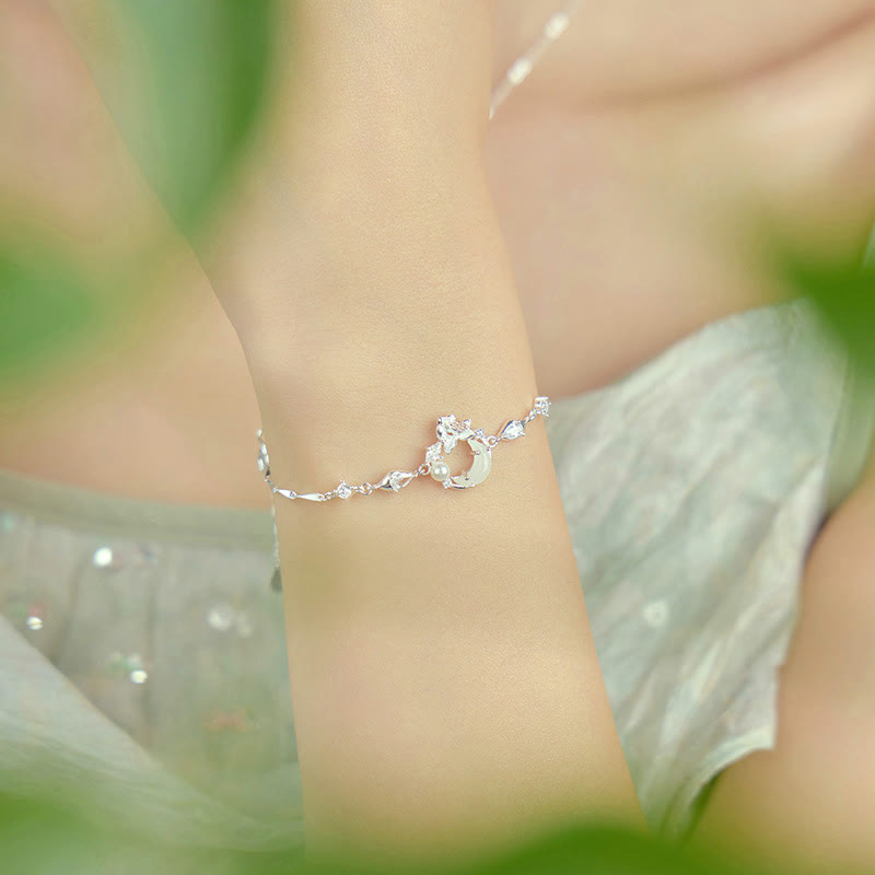 Bracelet Lotus en argent sterling et jade Hetian 14-18 cm Symbole de paix