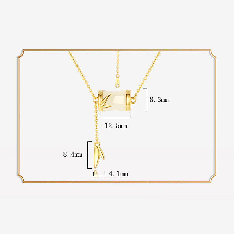Collier et bracelet porte-bonheur en jade blanc Hetian | Argent sterling et or 22 carats