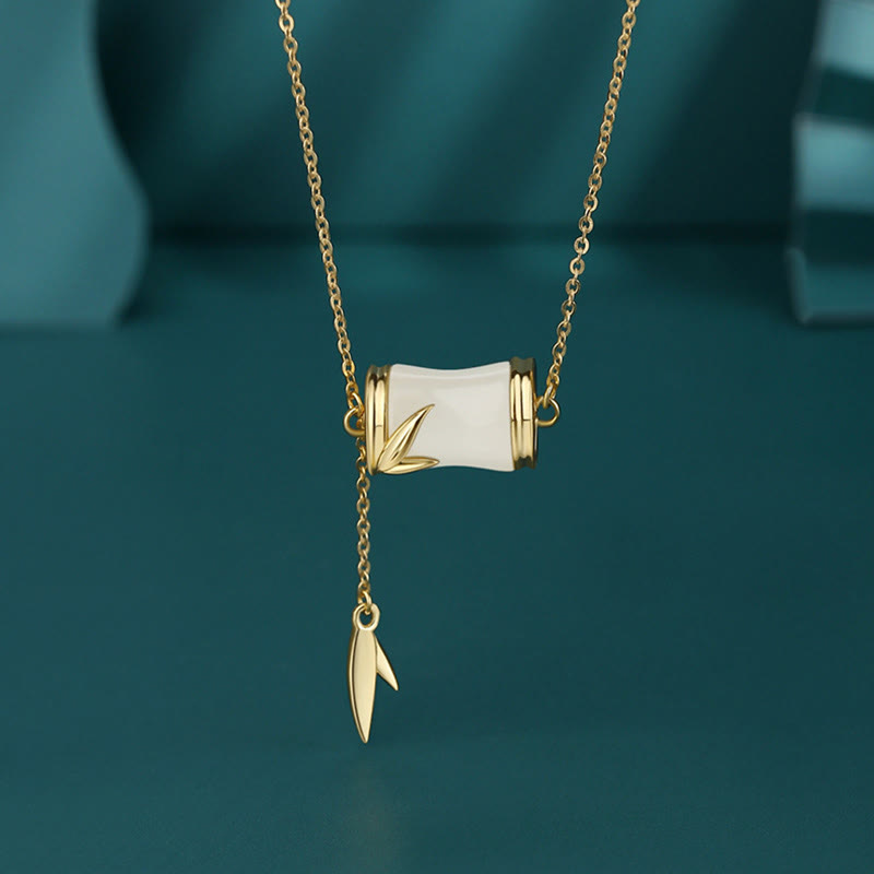 Collier et bracelet porte-bonheur en jade blanc Hetian | Argent sterling et or 22 carats