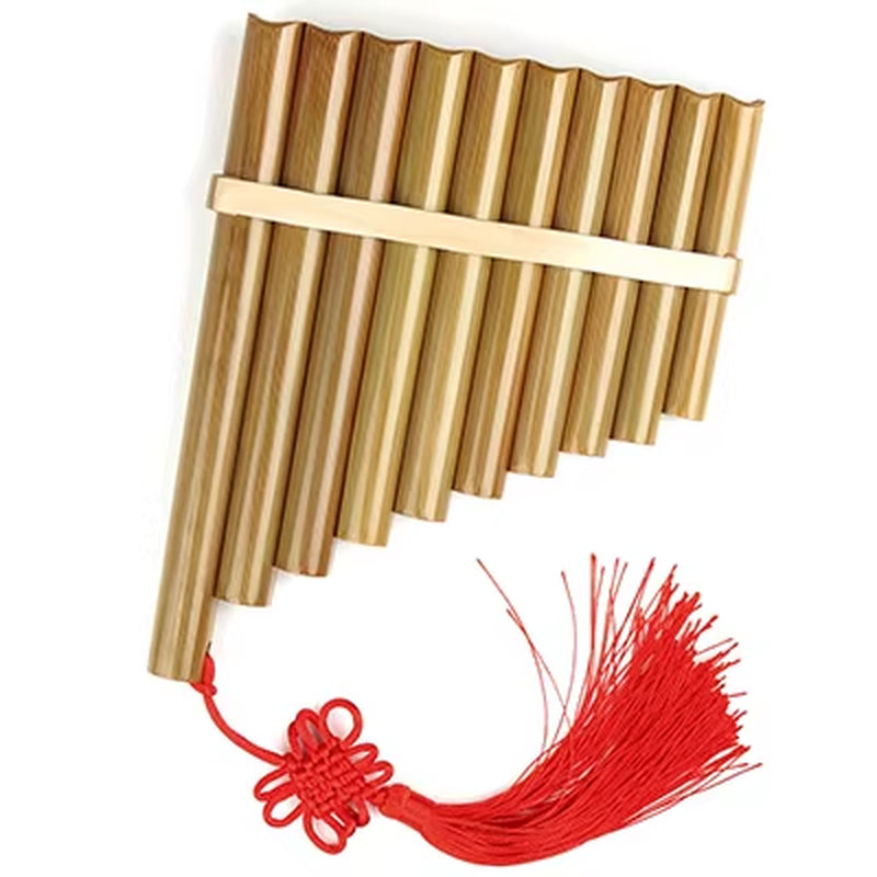 Flûte De Pan En ABS 16 Tubes En Do (C) - Noire, Avec Sac De Transport - Instrument De Musique Débutant, Plus Solide Que Bambou