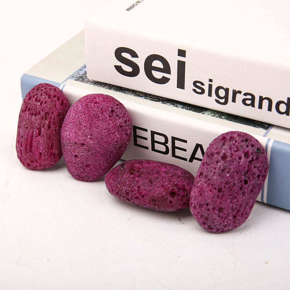 Pierres roulées en rubis nid d'abeille 5-6 cm Cristaux de guérison