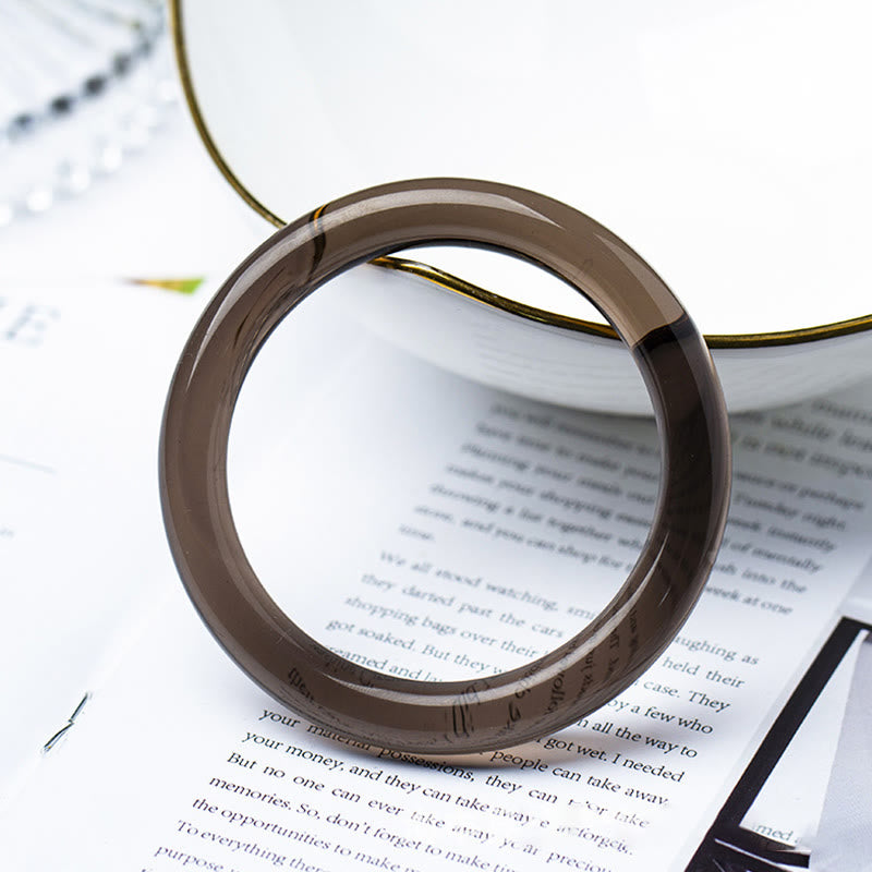 Bracelet de courage en obsidienne glacée pour la guérison émotionnelle et la force