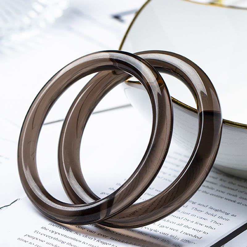 Bracelet de courage en obsidienne glacée pour la guérison émotionnelle et la force