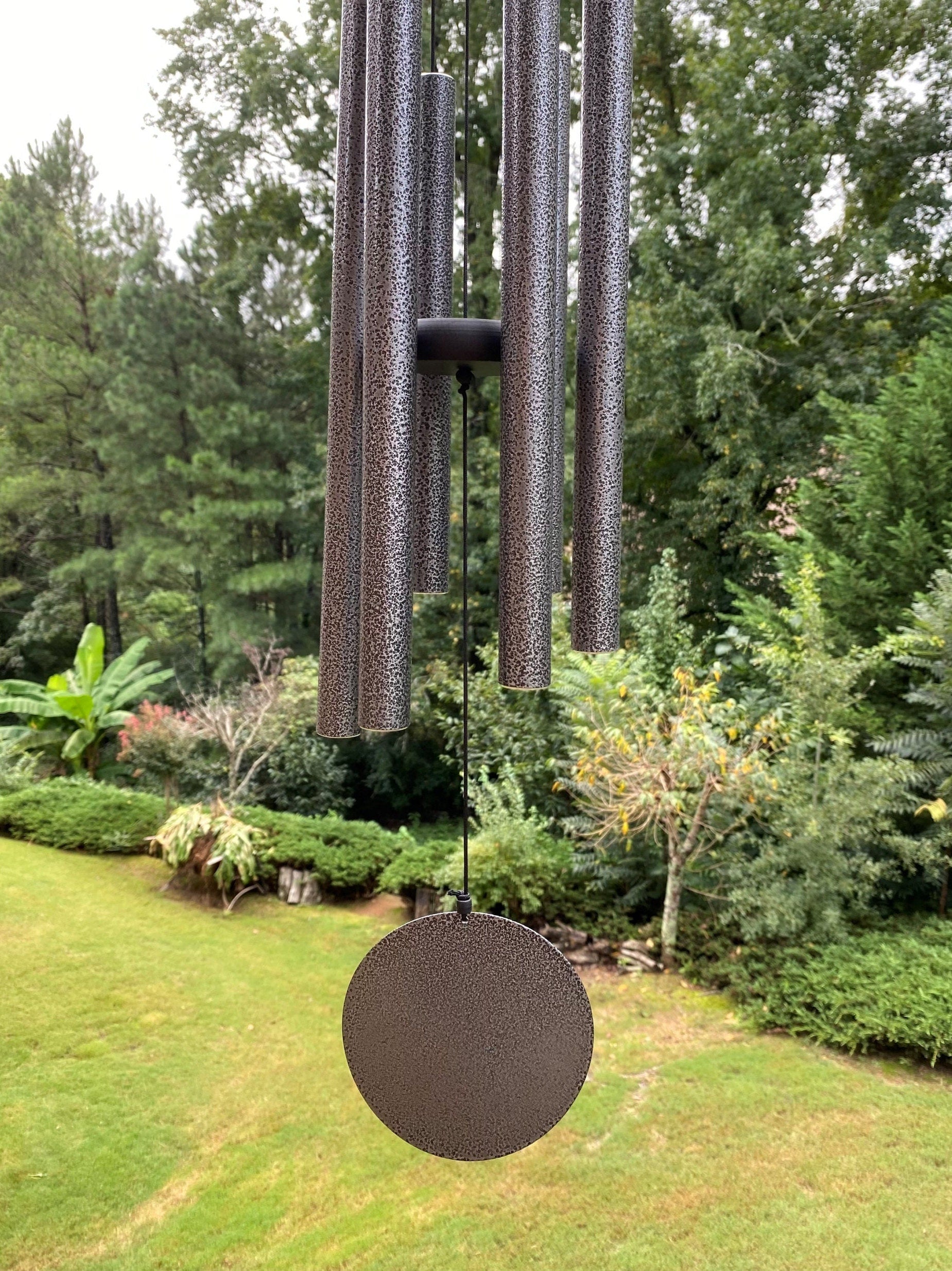 Joyous Wind Chimes, 36 Inch Deep Tone Silver Color Metal Wind Chimes. the Beautiful Spirit Sound Can Create a Sense of Peace and Relaxation