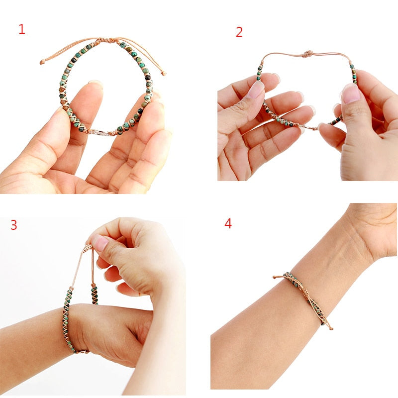 Bracelet de protection en jaspe impérial