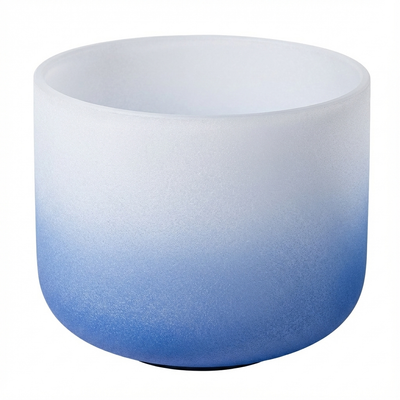 Bol chantant en cristal dégradé Aria Indigo