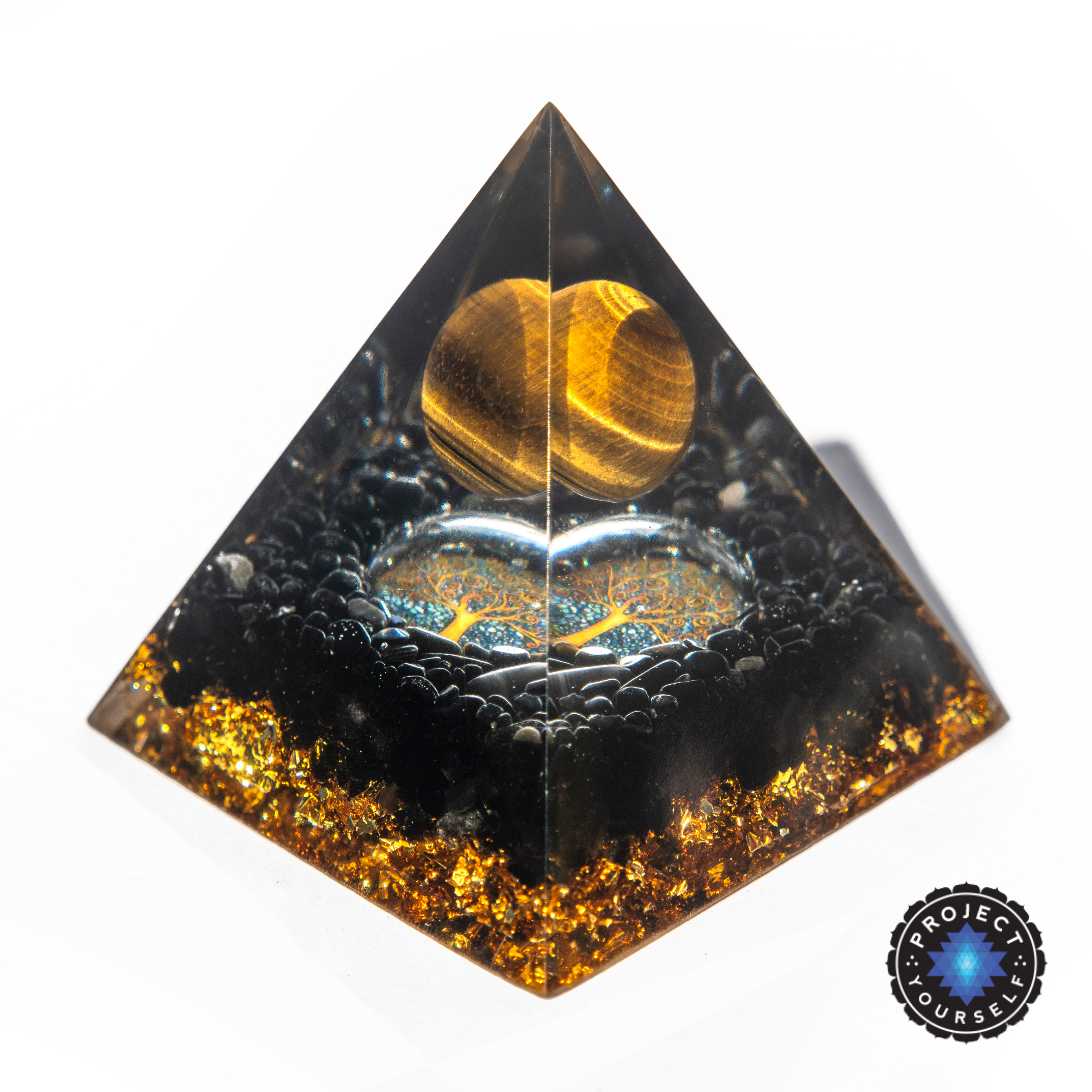 Pyramide d'orgone d'appel intérieur