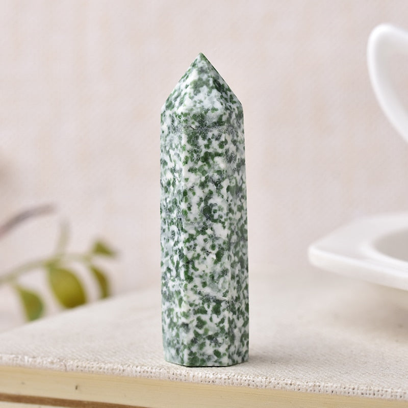 Tour de guérison en jade pour l'équilibre du chakra du cœur