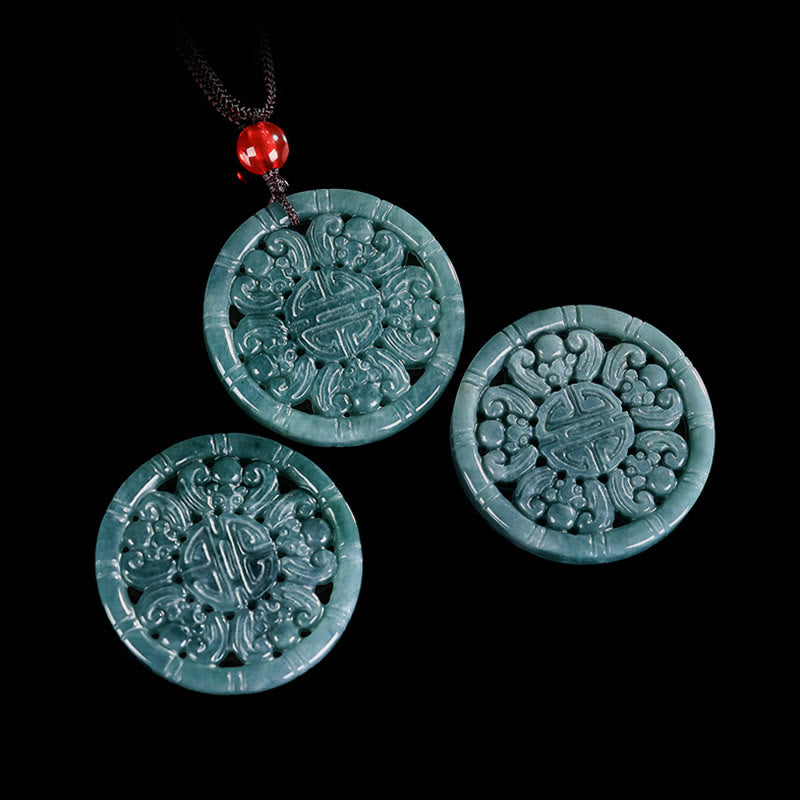 Collier Abondance en lingot de jade | Pendentif Prospérité