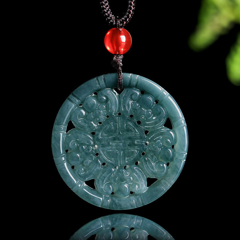 Collier Abondance en lingot de jade | Pendentif Prospérité