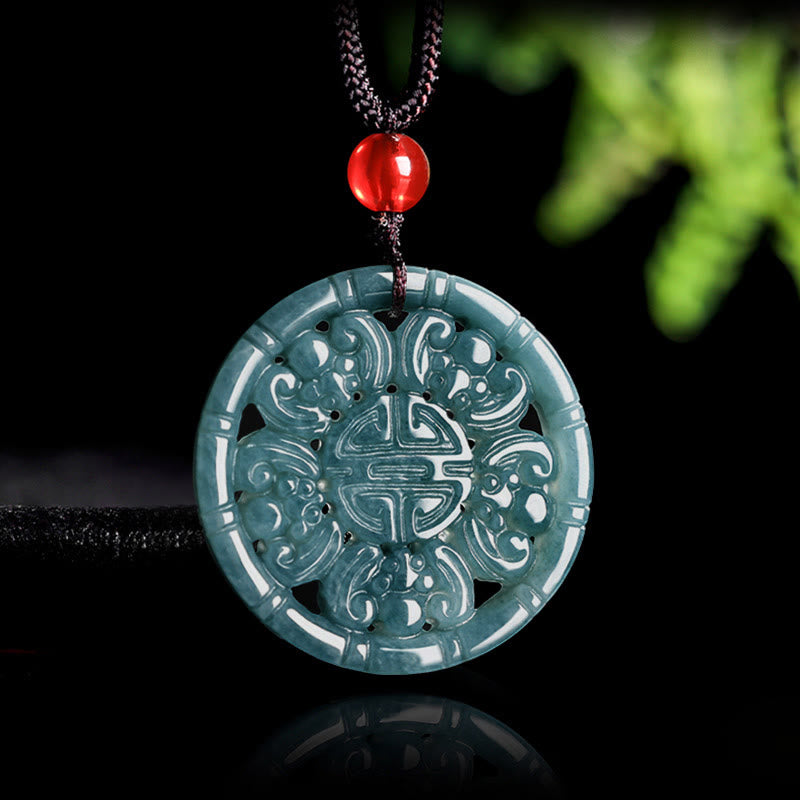 Collier Abondance en lingot de jade | Pendentif Prospérité