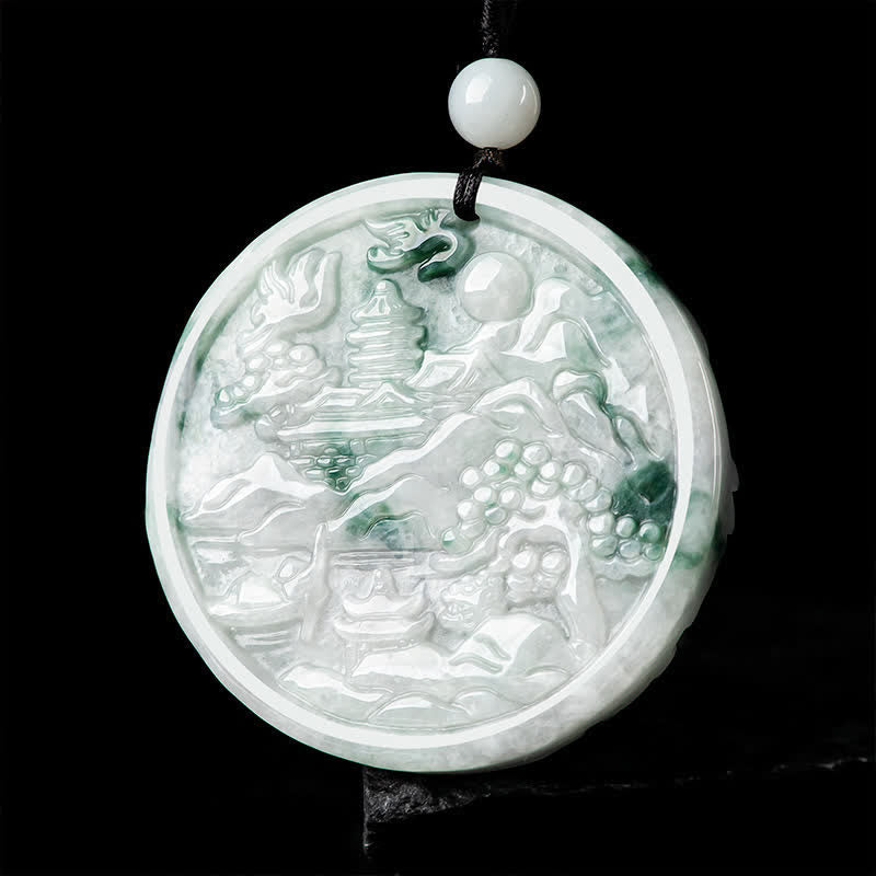 Collier de jade pour l'énergie d'abondance et de prospérité