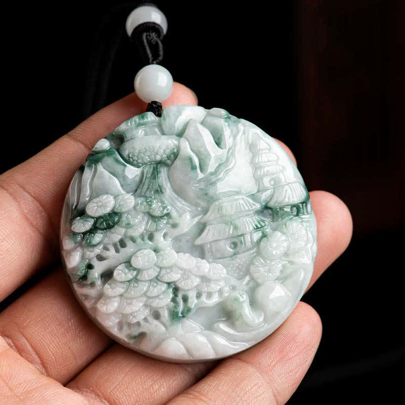 Collier de jade pour l'énergie d'abondance et de prospérité