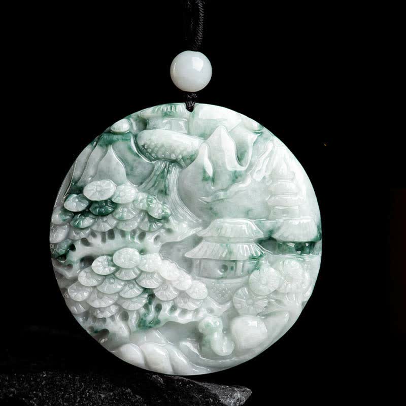 Collier de jade pour l'énergie d'abondance et de prospérité