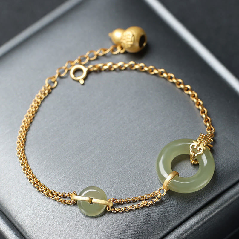 Bracelet de paix en jade pour la prospérité et l'harmonie
