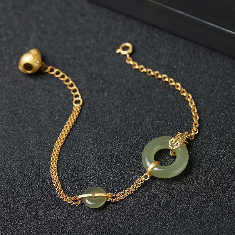 Bracelet de paix en jade pour la prospérité et l'harmonie