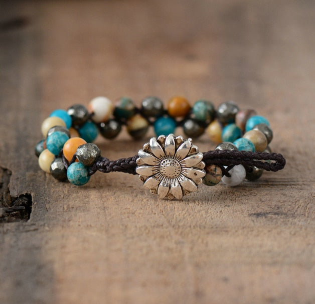 Bracelet de protection et de courage en jaspe