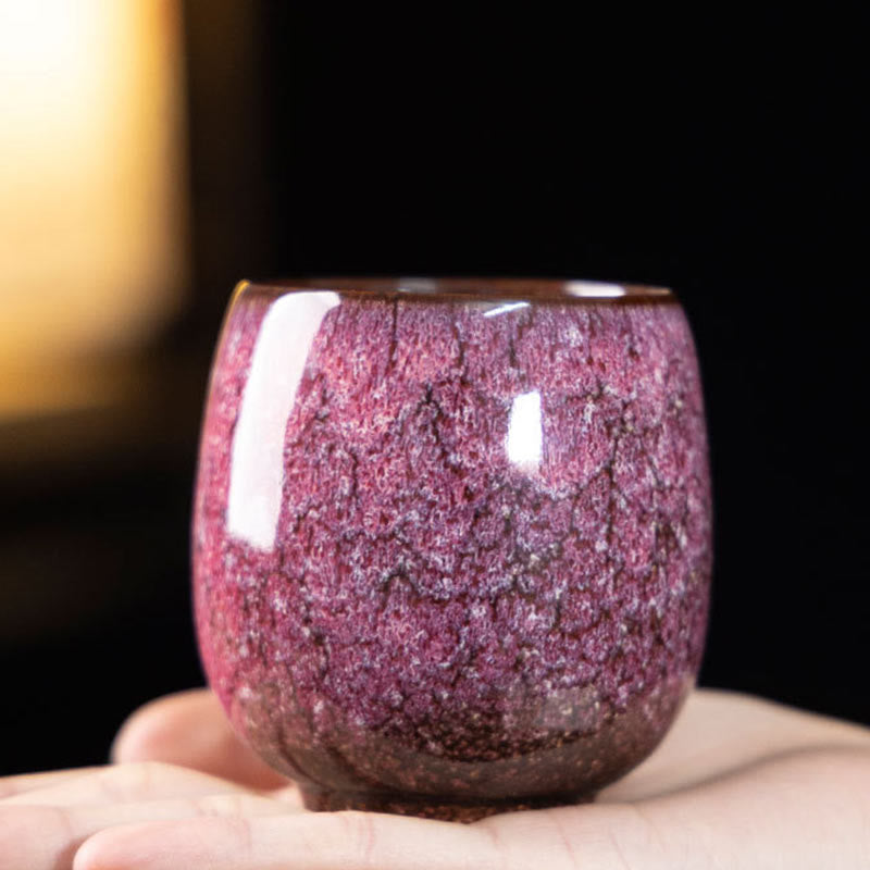 Tasse à thé en céramique faite à la main Jian Zhan 150 ml Vaisselle traditionnelle