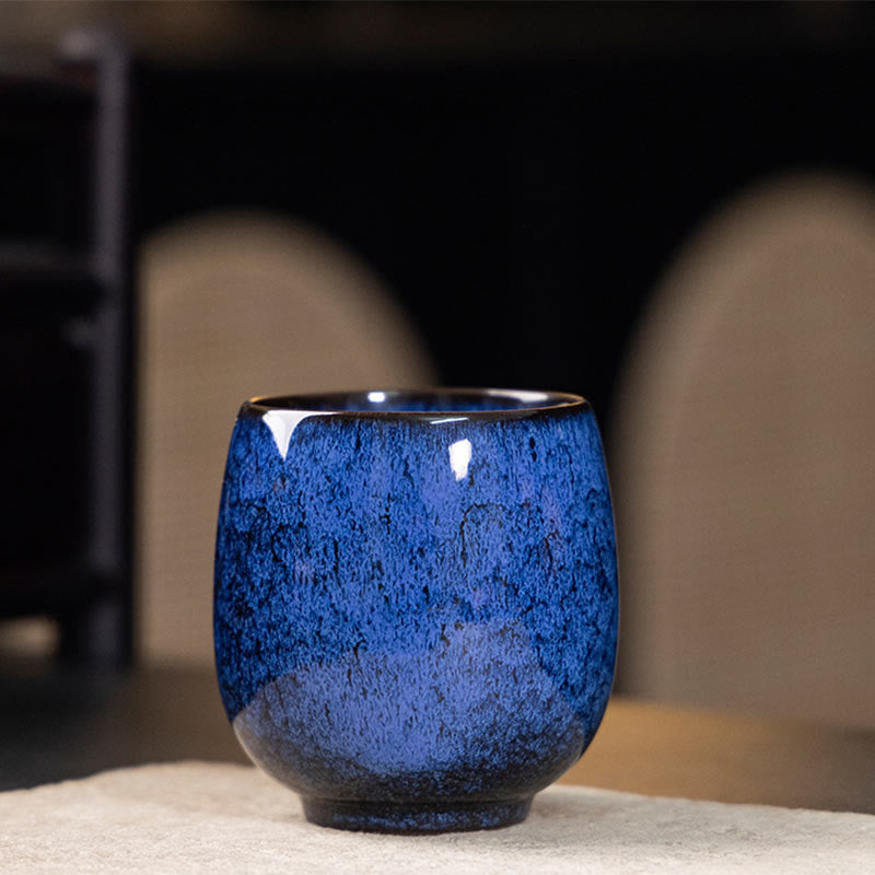 Tasse à thé en céramique faite à la main Jian Zhan 150 ml Vaisselle traditionnelle