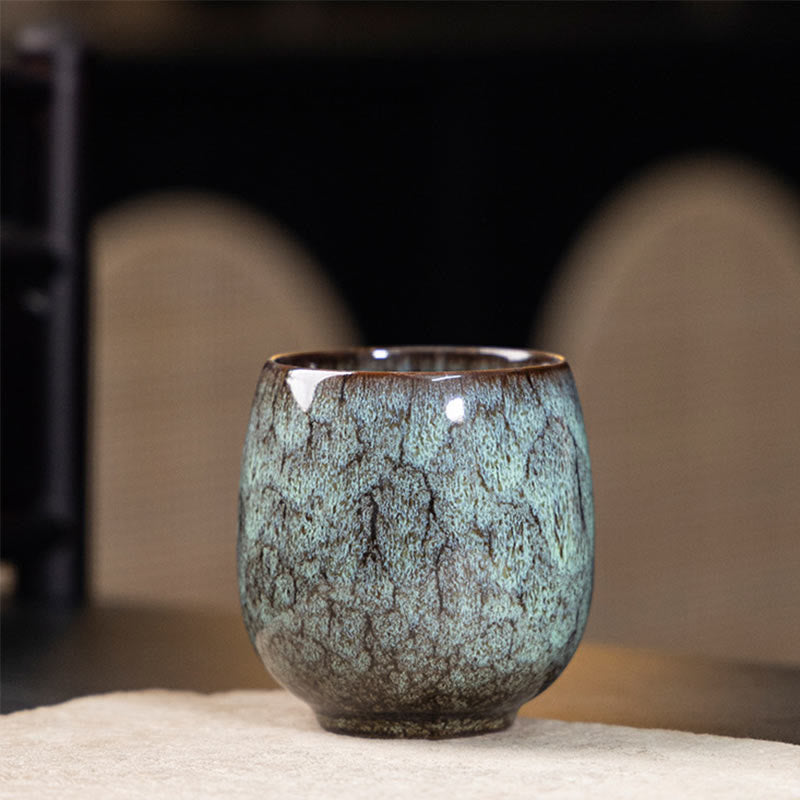 Tasse à thé en céramique faite à la main Jian Zhan 150 ml Vaisselle traditionnelle