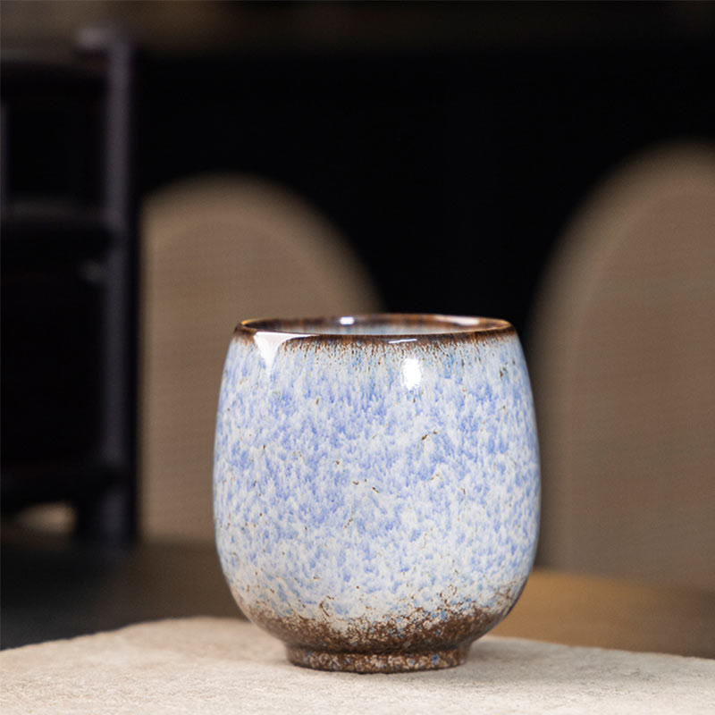 Tasse à thé en céramique faite à la main Jian Zhan 150 ml Vaisselle traditionnelle