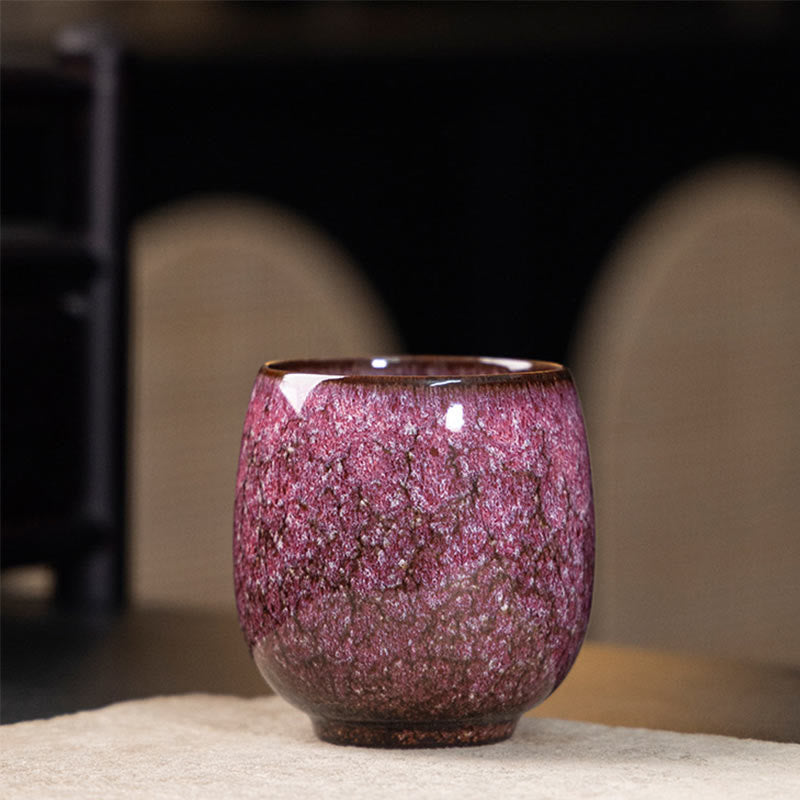 Tasse à thé en céramique faite à la main Jian Zhan 150 ml Vaisselle traditionnelle