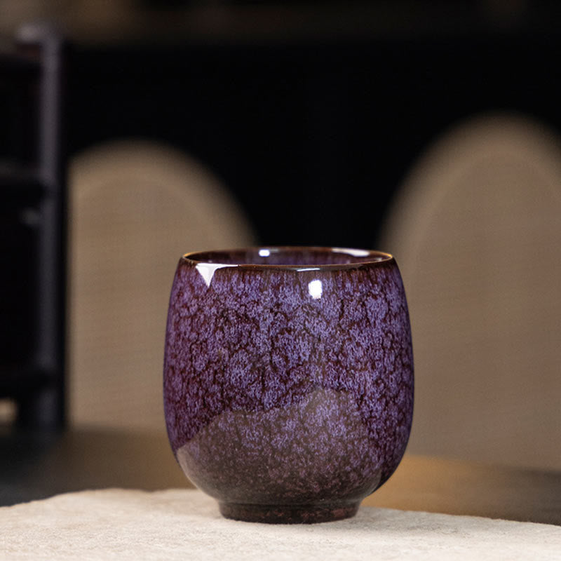 Tasse à thé en céramique faite à la main Jian Zhan 150 ml Vaisselle traditionnelle