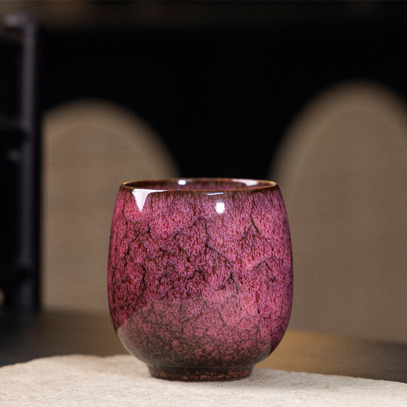 Tasse à thé en céramique faite à la main Jian Zhan 150 ml Vaisselle traditionnelle