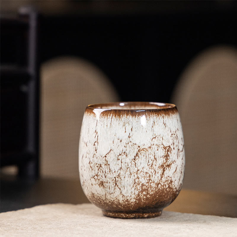 Tasse à thé en céramique faite à la main Jian Zhan 150 ml Vaisselle traditionnelle