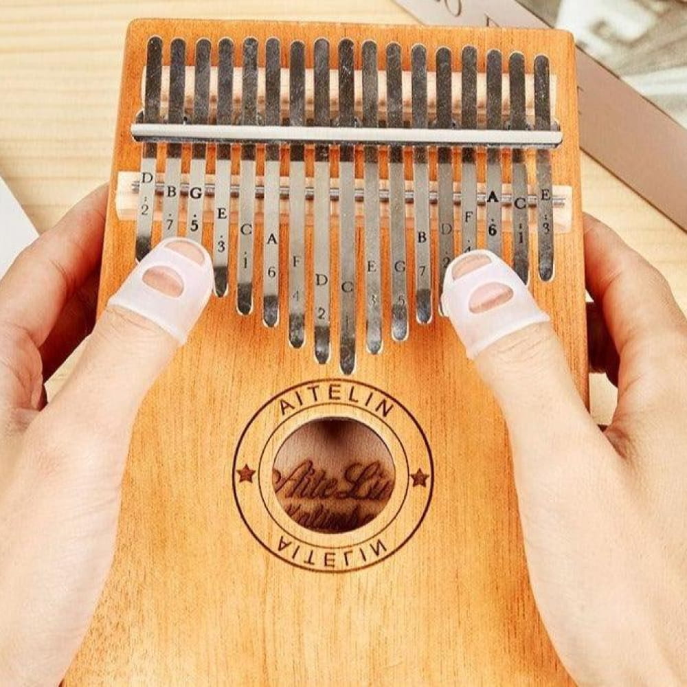 Kalimba Thumb Piano Accessories Tassel / Finger Protection Cover / Tremolo chain - 2PCS Finger