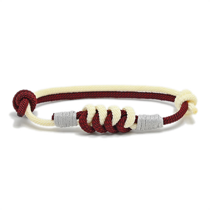 Bracelet en fil rouge King Kong Knot pour la force et la chance