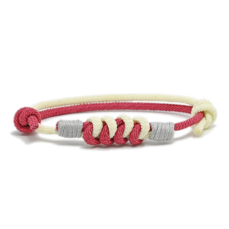 Bracelet en fil rouge King Kong Knot pour la force et la chance