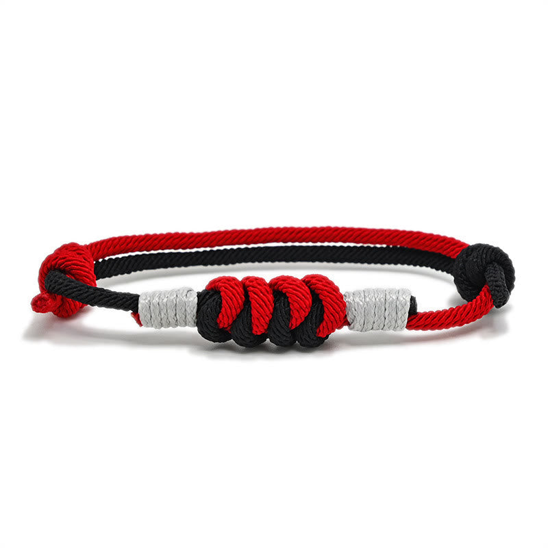 Bracelet en fil rouge King Kong Knot pour la force et la chance