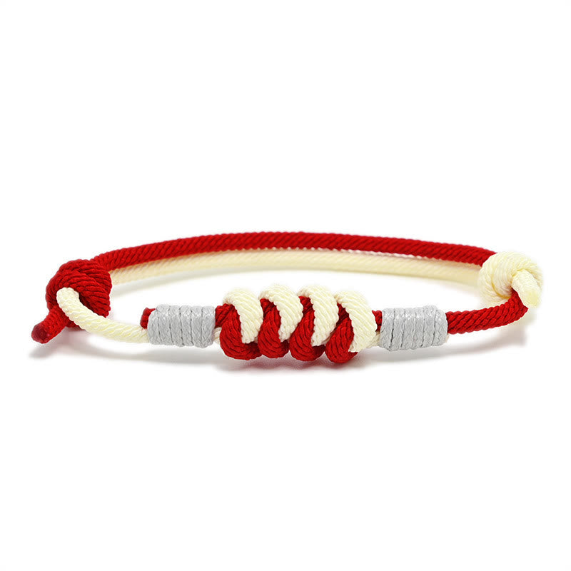 Bracelet en fil rouge King Kong Knot pour la force et la chance