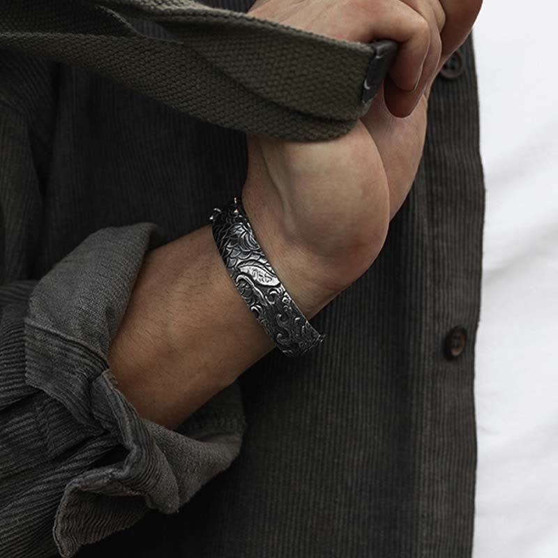 Bracelet poisson koï en argent sterling 999 et or 990 pour la chance