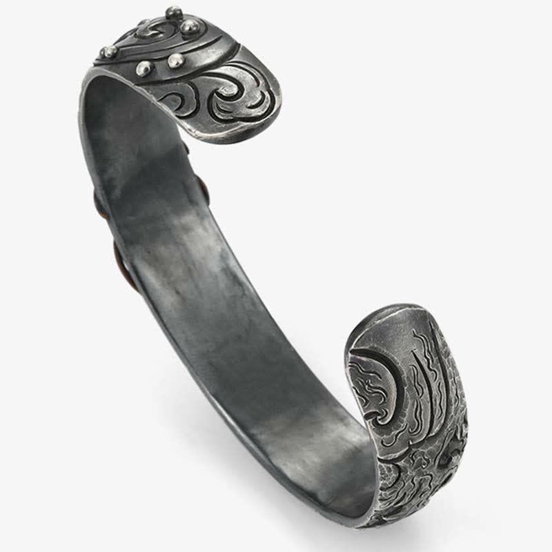 Bracelet poisson koï en argent sterling 999 et or 990 pour la chance