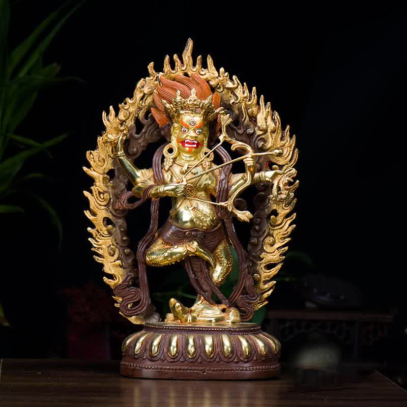 Statue de Bouddha Kurukulla en cuivre 35 cm | Décor Sérénité