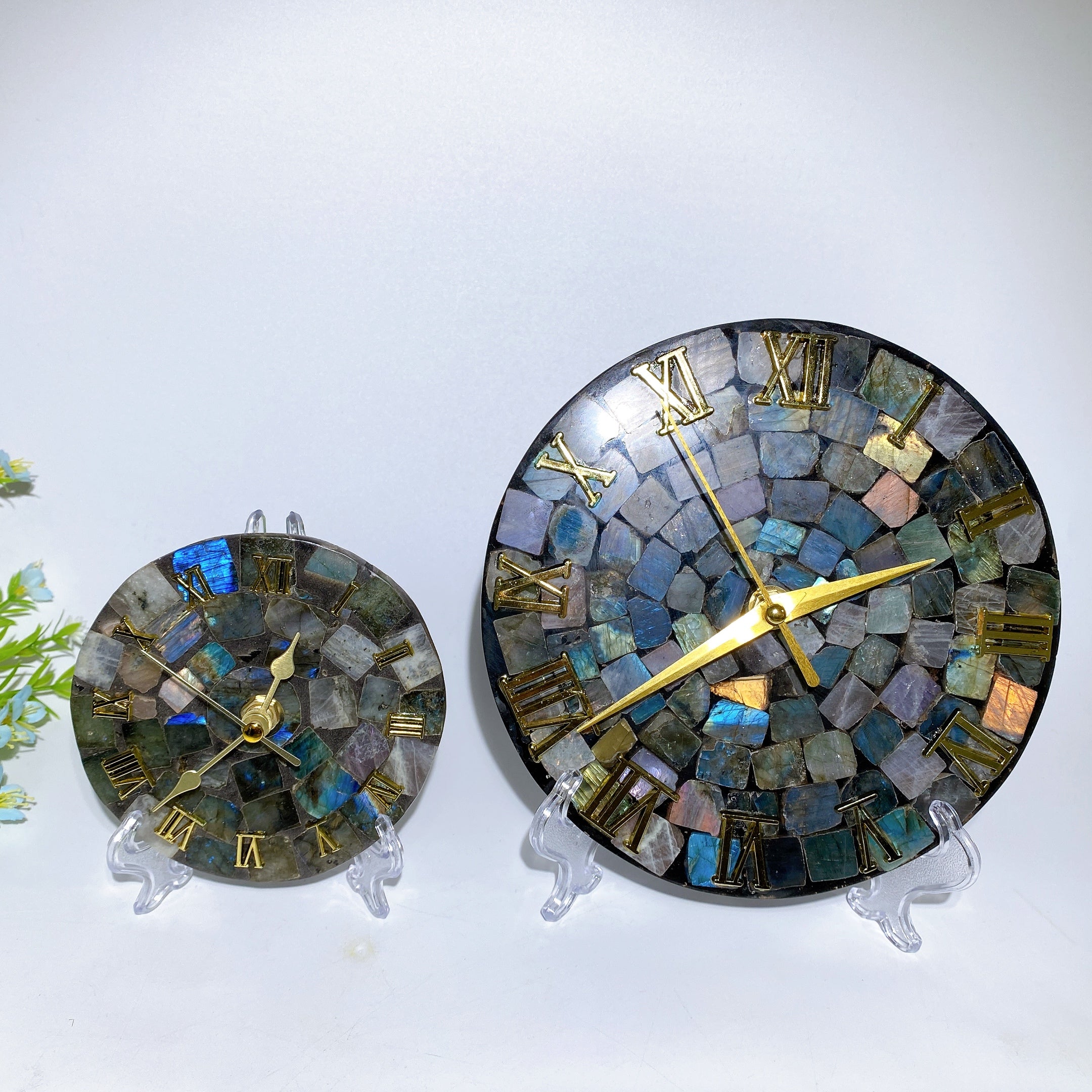 Labradorite Crystal Clock 11-18cm Free Form Healing Specimen