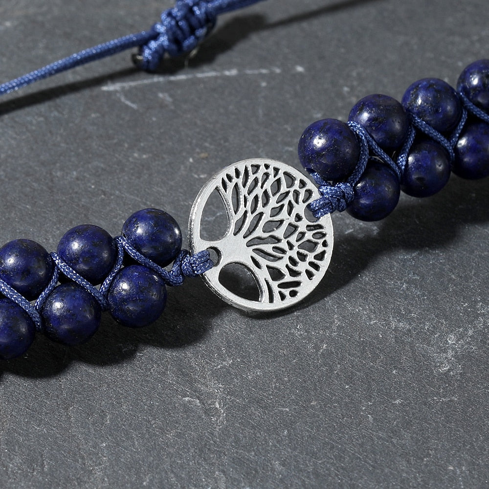 Bracelet de sagesse et de guérison en lapis-lazuli