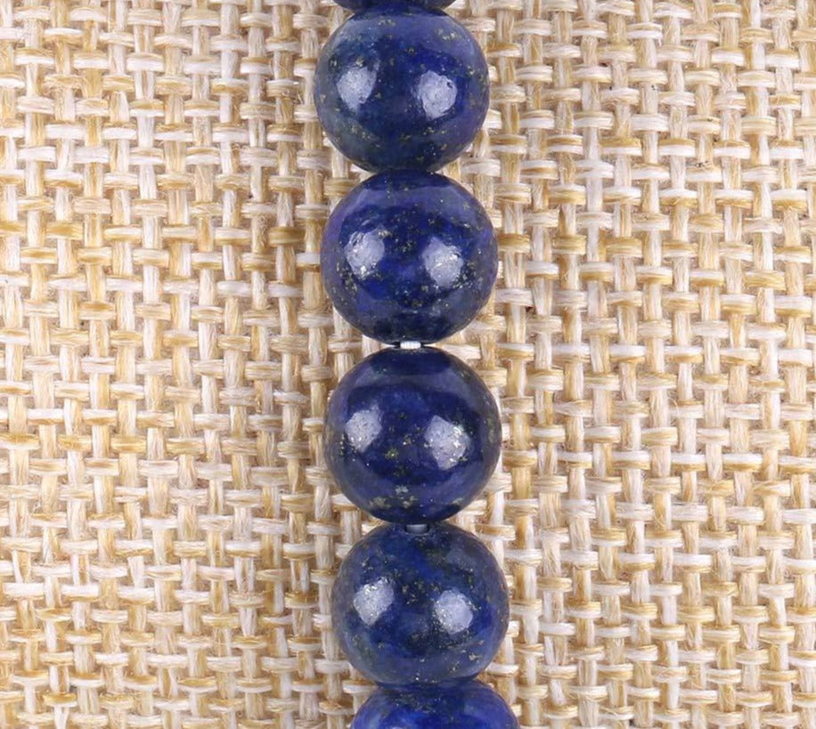 Bracelet extensible Sagesse en lapis-lazuli