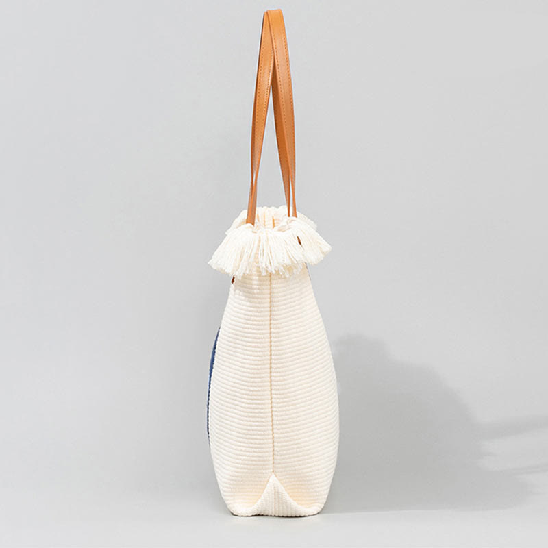 Sac fourre-tout en toile de grande capacité pour la protection contre le mauvais œil