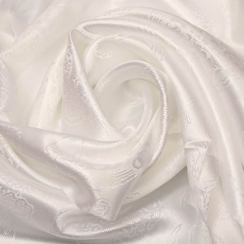 Grande décoration tibétaine Khata avec motif dragon et phénix