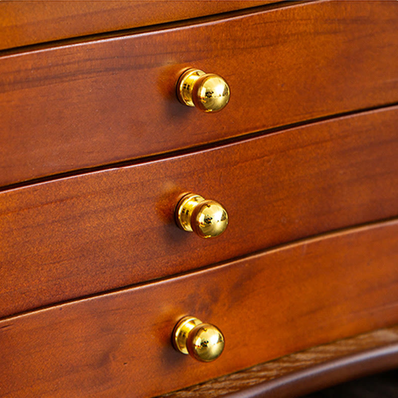 Grande boîte à bijoux vintage en bois avec miroir | Sons de guérison