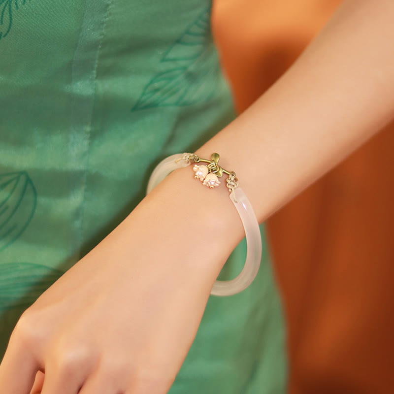 Bracelet jonc de force spirituelle Muguet