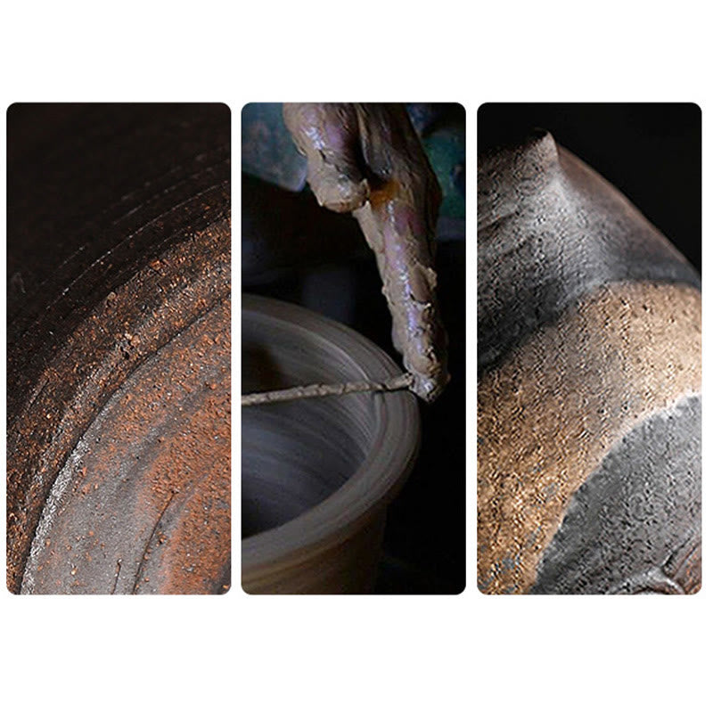 Passoire à thé en céramique Petit Moine Brun | Décoration de méditation de 8,7 cm
